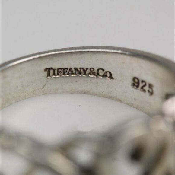 Tiffany & Co Paloma Picasso Loving Heart Band Ring Size 5 - Picture 3 of 5